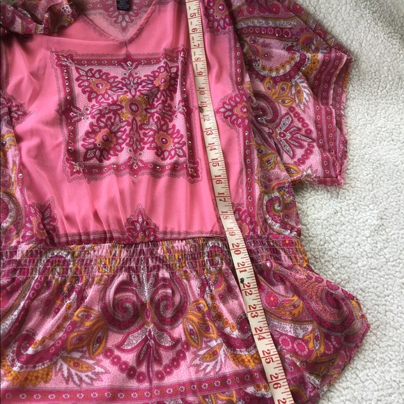 INC raglan rhinestone top - Picture 5 of 5